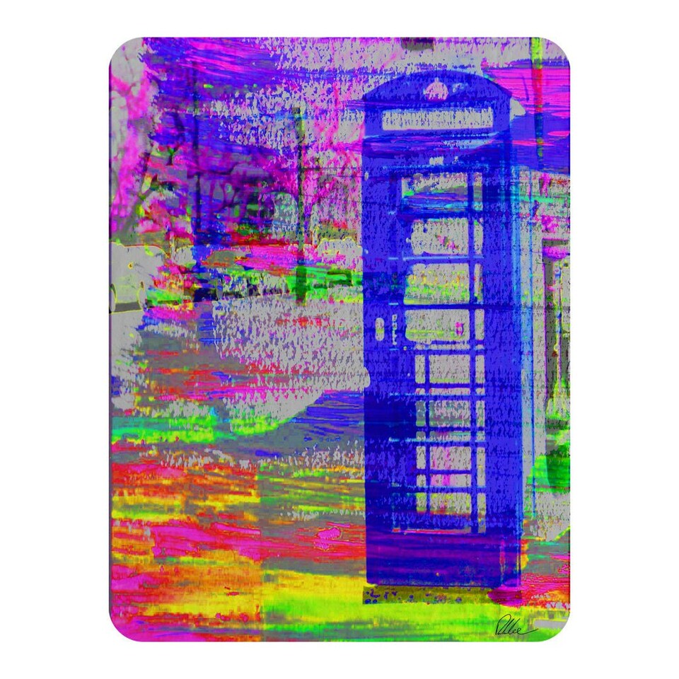 image 1 of london phone box (Blanket)