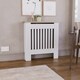 image 7 of Vida Designs Arlington Radiator Cover Painted MDF Slatted Cabinet, White, 78cm