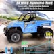 image 5 of Blue 2.4GHz 4WD Remote Control Off-Road RC Car with LED Lights – High-Speed Drift Car, Rechargeable All-Terrain Monster Truck Toy