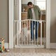 image 6 of Safetots Curved Top Safety Gate, 98cm - 107cm, Matt White, Pressure Fit Stair Gate, Baby Gate for Doors Hallways and Spaces, Safety Barrier, Easy Installation
