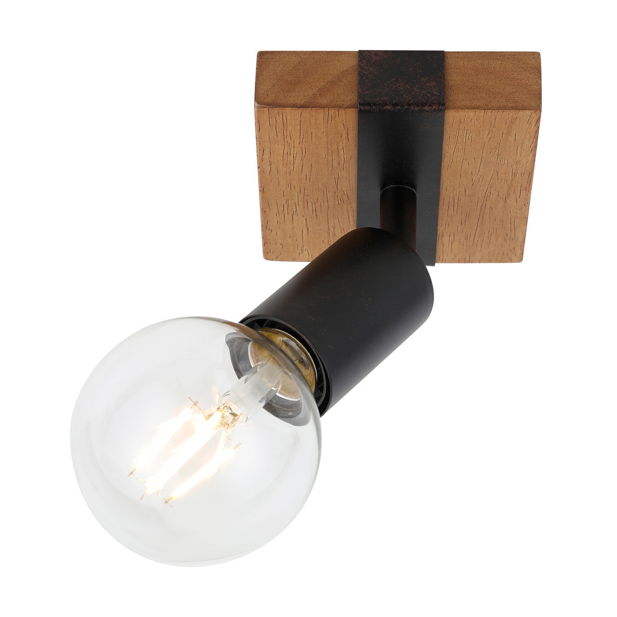 Netlighting Molini Single Spotlight Black Wood