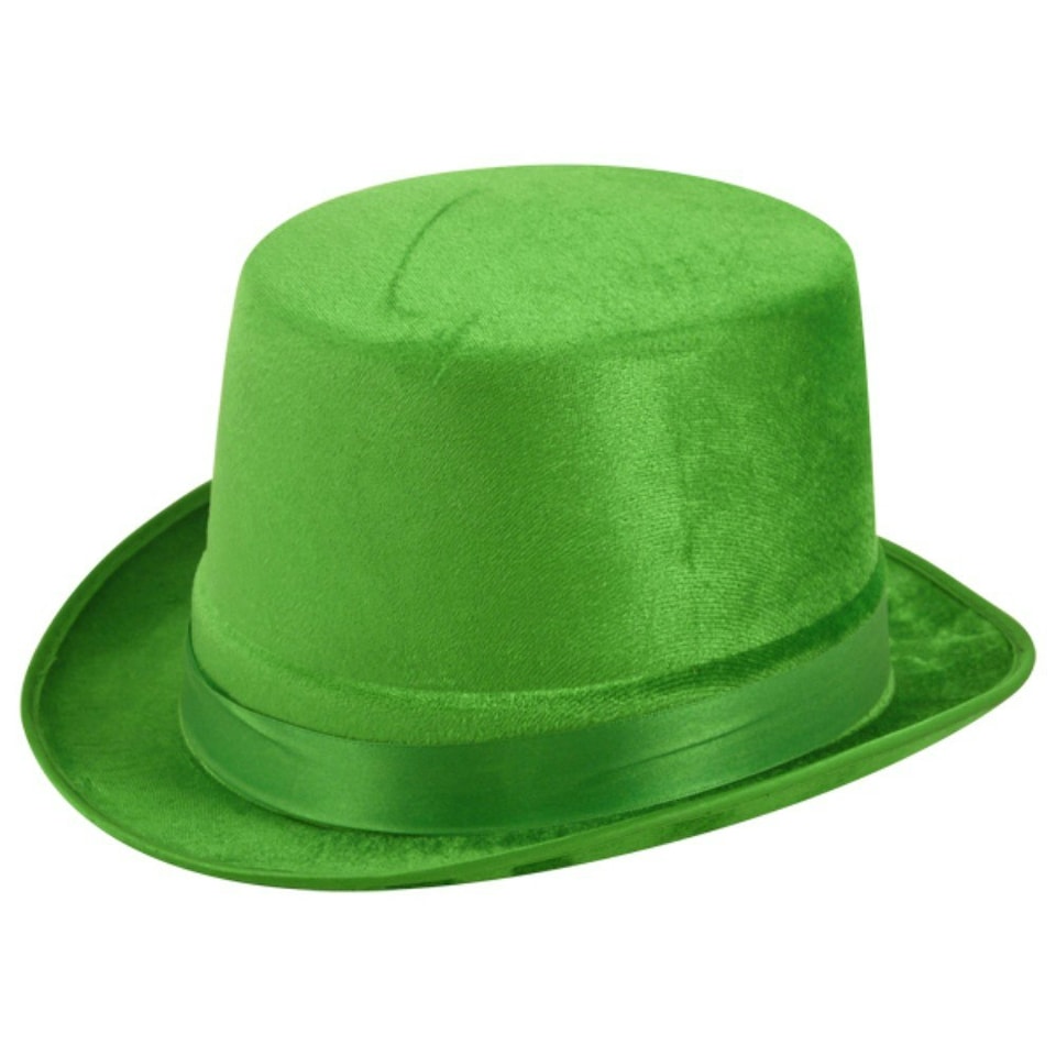 image 1 of Hat Topper Velour Green Adult