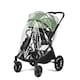 image 4 of Altima 2-in-1 Pram - Suitable from Birth to 22kg (Approx. 4 Years*), Adjustable Handle, Cosy Footwarmer, Extendable Hood, Large Basket & Rain Cover (Sage Green)