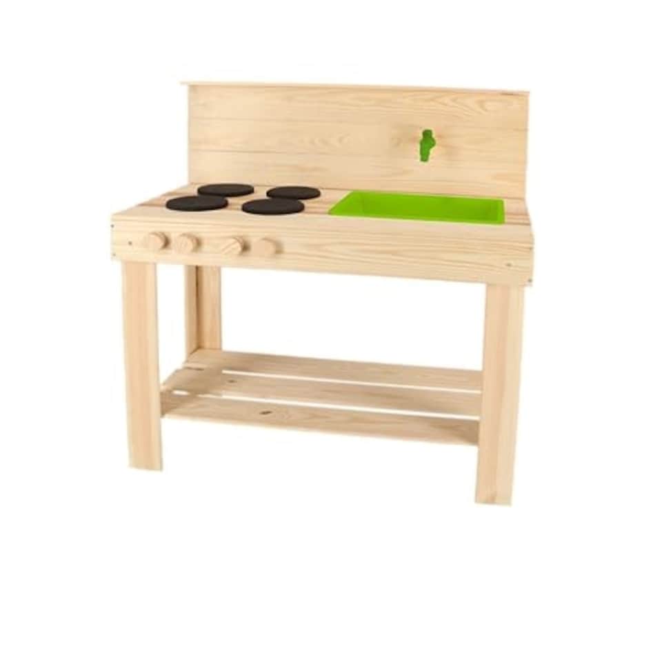 image 1 of Medium Size Wooden Mud Kitchen Toy