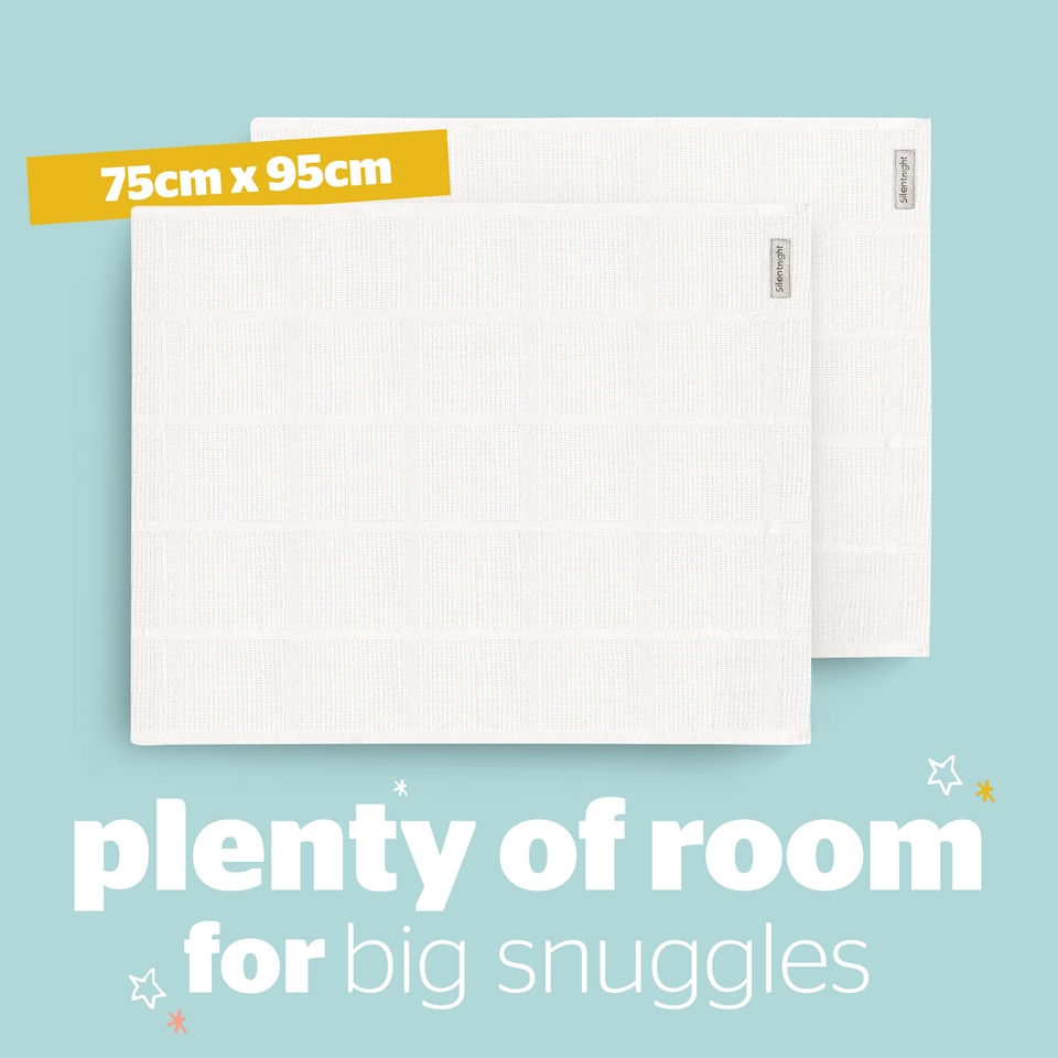image 1 of Silentnight Safe Nights Cellular Blanket - 2 Pack