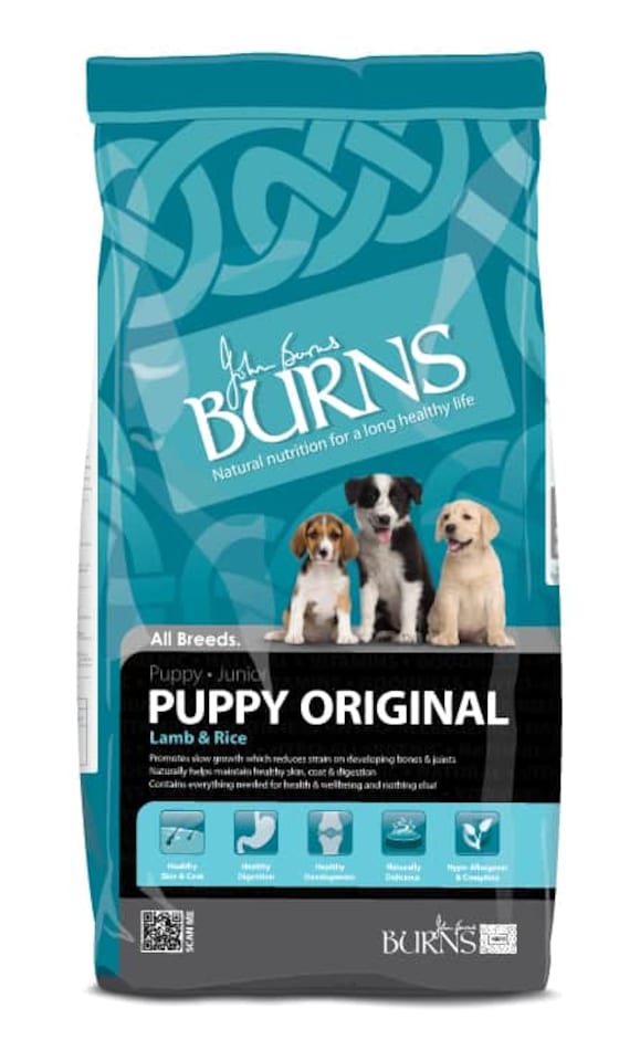 image 1 of Burns Puppy Original Lamb & Rice Dry Dog Food - 12 kg | Multi | 12kg | 1