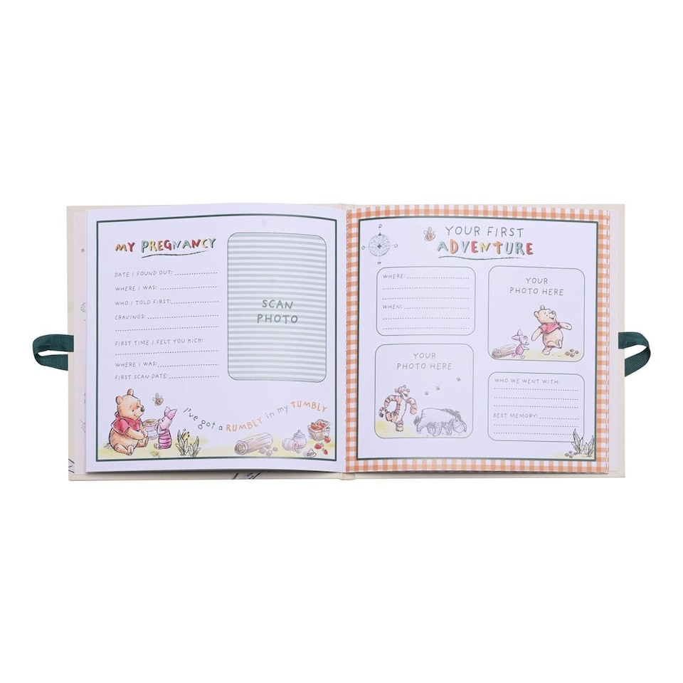 image 1 of Widdop Gifts Winnie the Pooh First Moments and Memories Baby Record Book