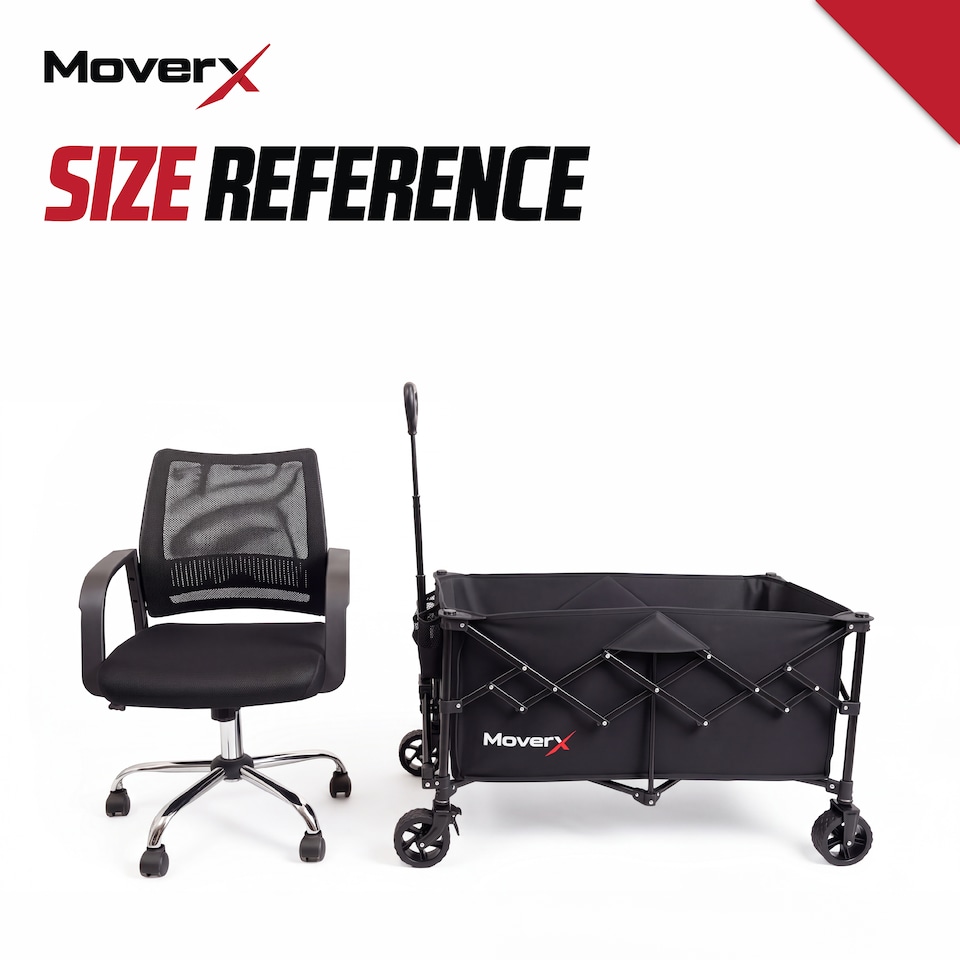 image 1 of MoverX 220L/100kg Lightweight Folding Camping Trolley / Festival Wagon
