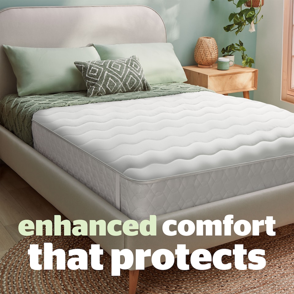 image 1 of Silentnight Premium Anti-allergy Mattress Topper | White | 1