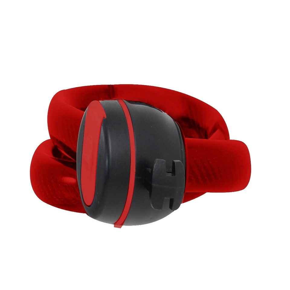 image 1 of Dekton Bike Lock, 900 Mm Heavy Duty Chain Lock,Cable Lock For Bicycle, Scooter, Red