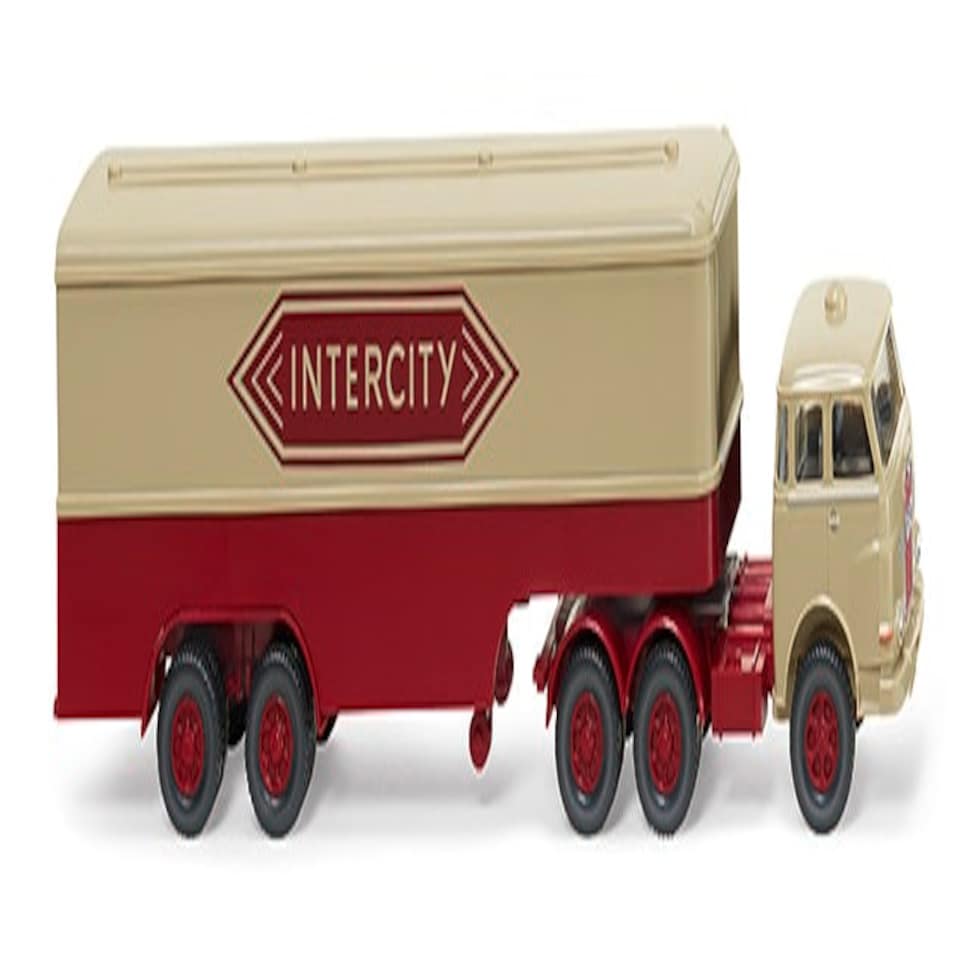 Wiking MAN Pausbacke Box Semitrailer 'Intercity' 1960-67