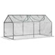 image 1 of Outsunny Greenhouse Plants Foil Tomato Vegetable House W 2 Windows White