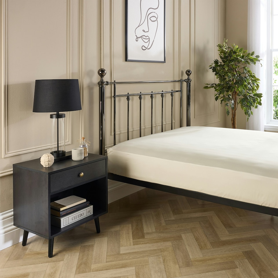 image 1 of Hotel Pure Luxury 5 Star Fitted Sheet Cream Super King Cream | Super King