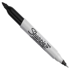 Sharpie Twin Tip Permanent Marker Black 
