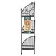 image 3 of Quarter Corner Folding Garden Etagere Multi