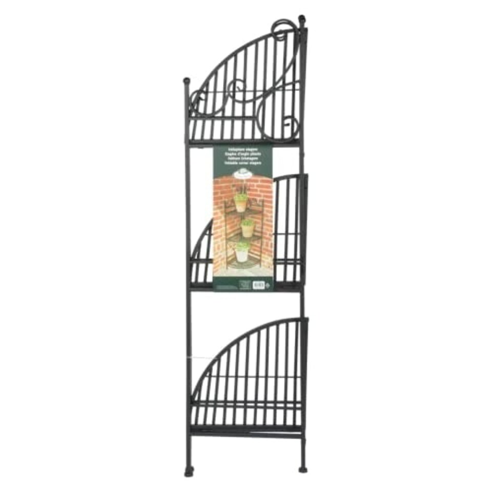 image 1 of Quarter Corner Folding Garden Etagere Multi