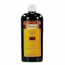 Fiebing's Vintage Gel - Instant Antique Leather Finish Polish 8oz | Brown | Medium Brown
