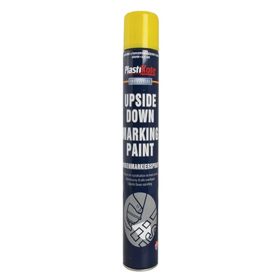PlastiKote - Upside Down Marking Paint Yellow 750ml Yellow