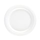 image 1 of White Round Compostable Bagasse Plates 18cm - Pack of 125
