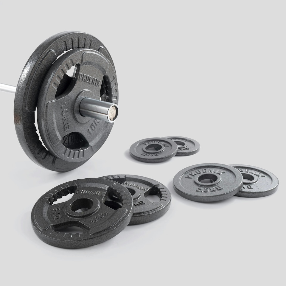 image 1 of Phoenix Fitness Olympic Weight Plate - 10kg - Pair