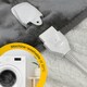 image 4 of Fleece & Sherpa Electric Heated Throw - Grey