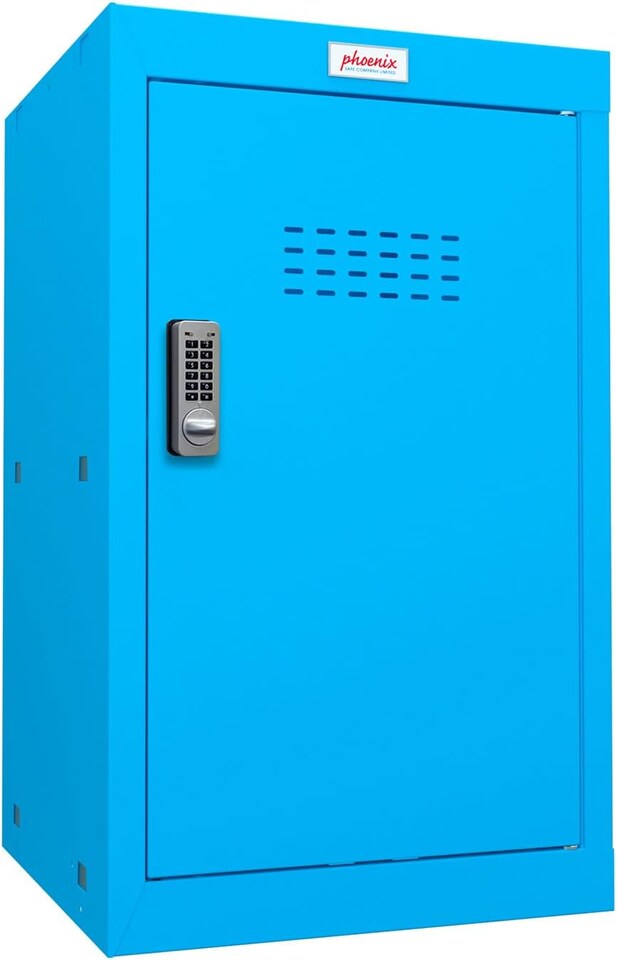 image 1 of Phoenix CL Series CL0644BBE Size 3 Cube Locker in Blue with Electronic Lock