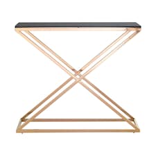 Interiors by Premier Elegant Montril Console Table, Optimal Dimensions Of Hallway Table, Easily Maintained Livingroom Table Gold