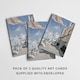 image 3 of Monet Hotel Des Roches Noires Impressionist Any Occasion Card Set of 3 Blank
