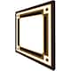 image 3 of Art deco black & gold (Picture Frame) White | S