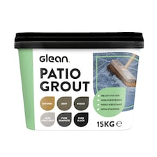 Glean Patio Grout - Black - 15kg
