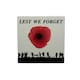 image 2 of Milford Collection Ceramic Coaster Lest We Forget 10x10cm