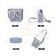 image 6 of Signare Crossbody Sling Bag - Alice in Wonderland Nothing But Cards Blue