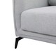 image 6 of Oslo Modern Scandi Style Fabric Living Room 2 Seater Sofa (Light Grey)