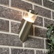 image 2 of BHS Asher Outdoor Wall Light, Stainless Steel