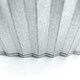 image 3 of Pack of 5 x 5m Galvanised Corrugated Lawn Edging Rolls in Silver Silver