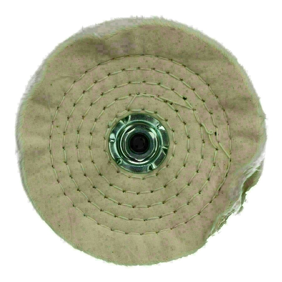 image 1 of 6" 150mm Soft Polishing Buffing Mop Cleaning Wheel with 6mm Spindle Drill Use