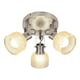 image 2 of Jaron Polished Chrome and Glass 20cm 3 Light Spot Light