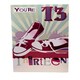 image 1 of Pink Shoes Design 13th Birthday Girl Card