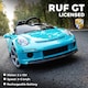 image 3 of AIYAPLAY Electric Car for Kids 12V Licensed RUF GT for 3-5 Years, Blue