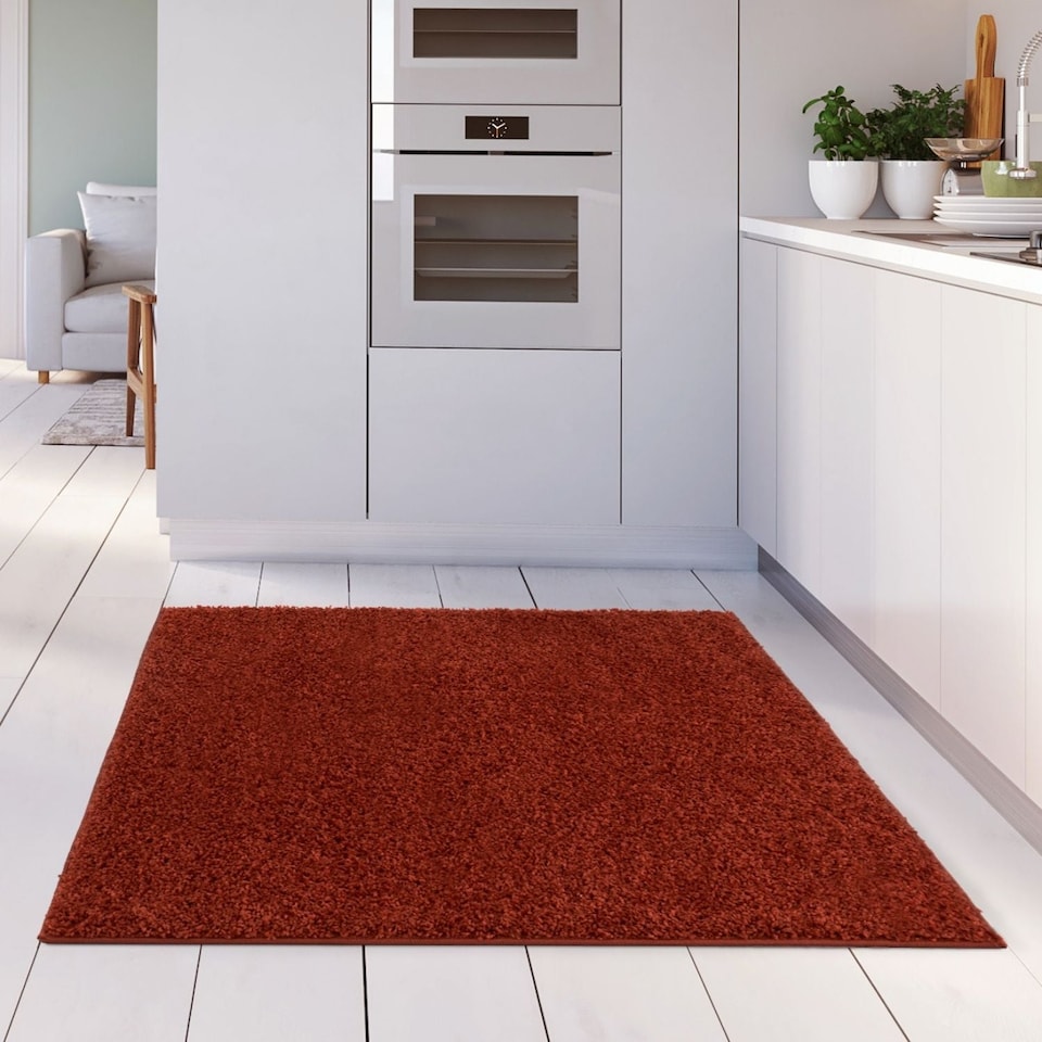 image 1 of The Rugs Myshaggy Collection Plain Soft High Pile Shaggy Floor Rugs and Runners Living Room Bedroom