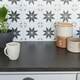image 6 of Sticky Back Plastic Black Slate Matt Stone Effect Kitchen Self-adhesive Vinyl Wrap for Cupboards, Doors and Worktops 67.5cm x 15m (3 rolls) - d-c-fix