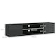 image 7 of HOMCOM Floating TV Unit for 60" TVs W/ Shelves and Cabinets, Grey