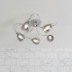 image 2 of BHS Arya Bathroom Flush Ceiling Light | Silver | Chrome | 1