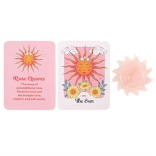 Something Different Rose Quartz Sun Crystal - Rose Quartz - One Size