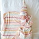 image 5 of Copper Pearl Knitted Swaddle Blanket Enchanted