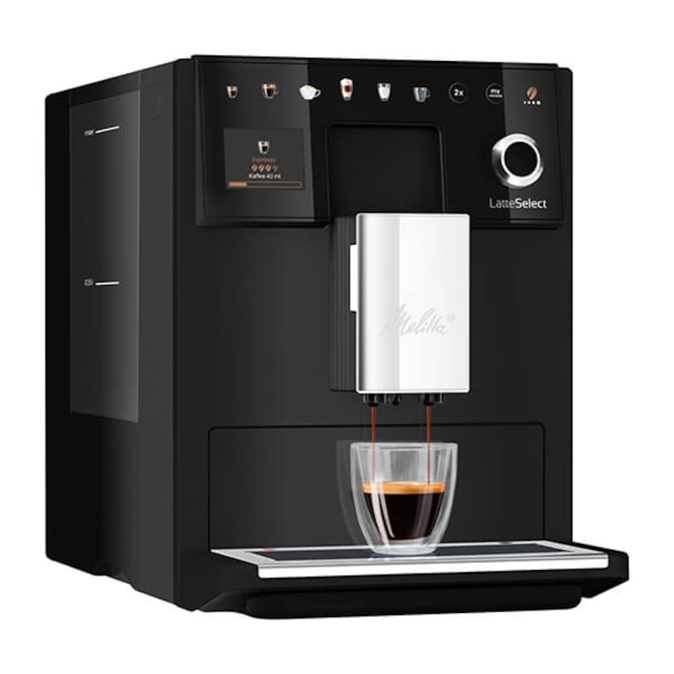 image 1 of Melitta Latte Select Frosted Black 630-212
