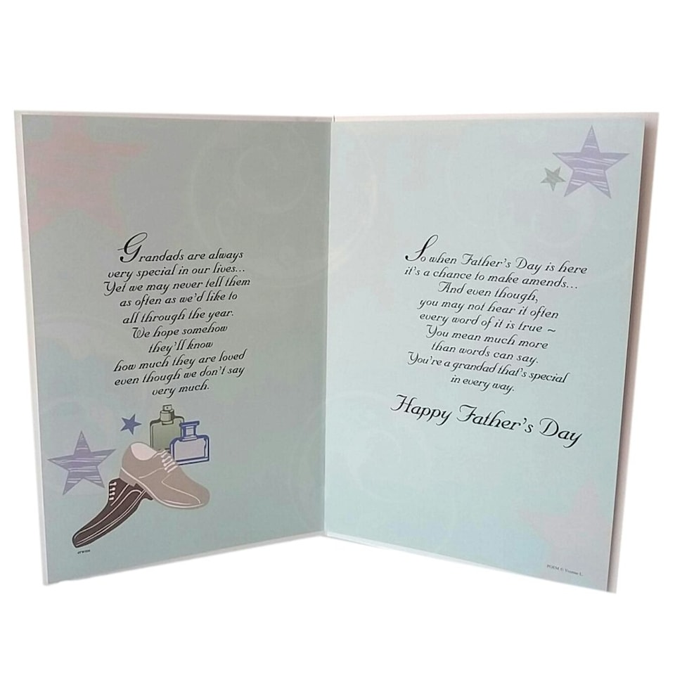 image 1 of With Love Grandad on Father's Day card