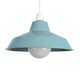 image 2 of ValueLights Retro Style Gloss Blue Metal Reflector Ceiling Pendant Light Shade