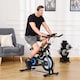 image 2 of HOMCOM 8kg Flywheel Stationary Exercise Bike Cycling Cardio Bike