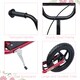 image 4 of HOMCOM Push Scooter, Teen Kids Scooter with 12" EVA Tyres, Red